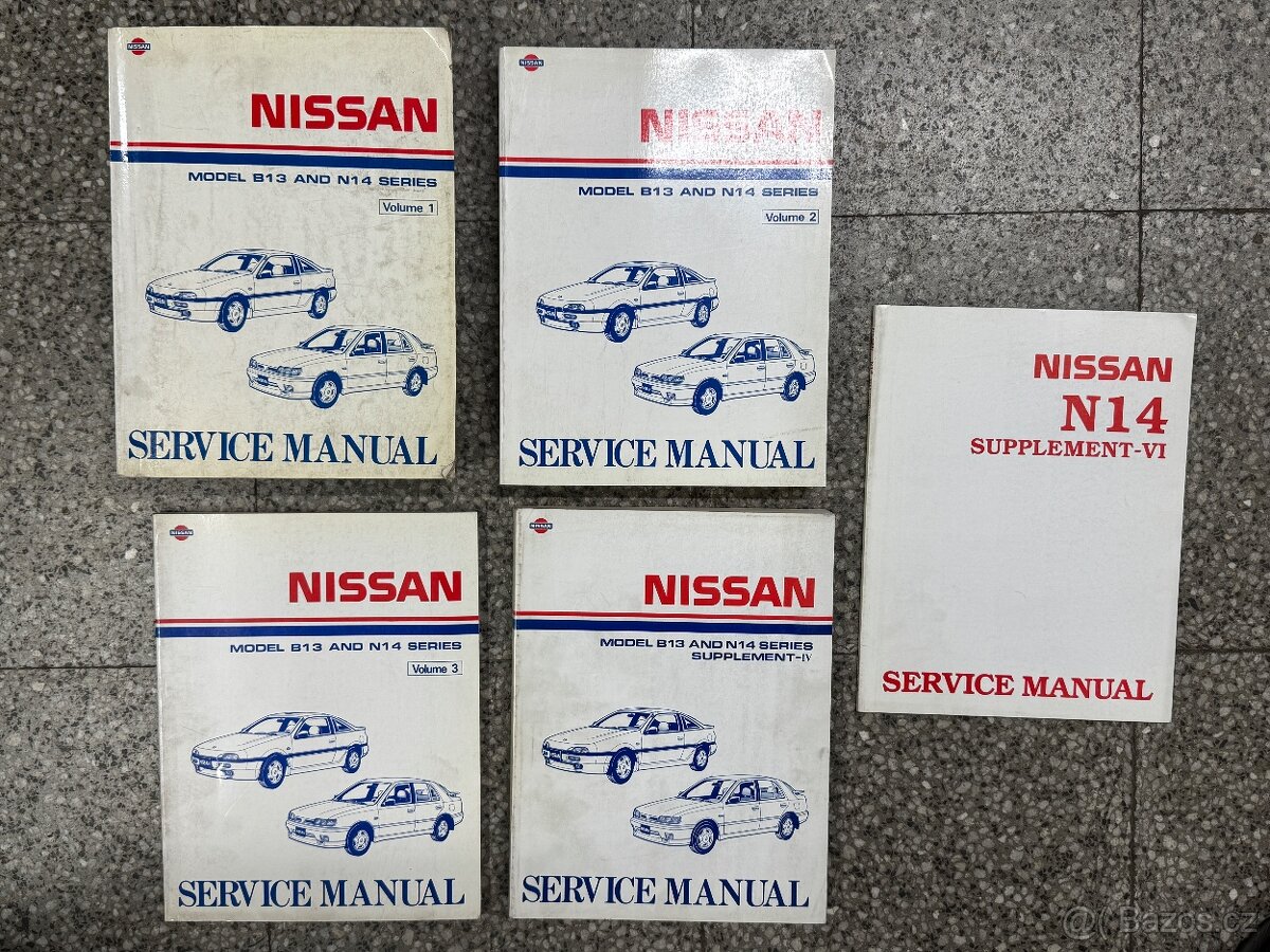 Servisní manuály Nissan Sunny N14 / 100NX B13