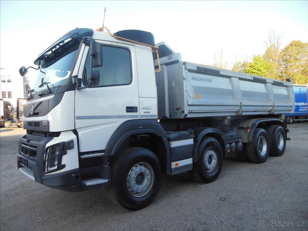 Volvo FMX 460, 8x4, Meiller, Bordmat