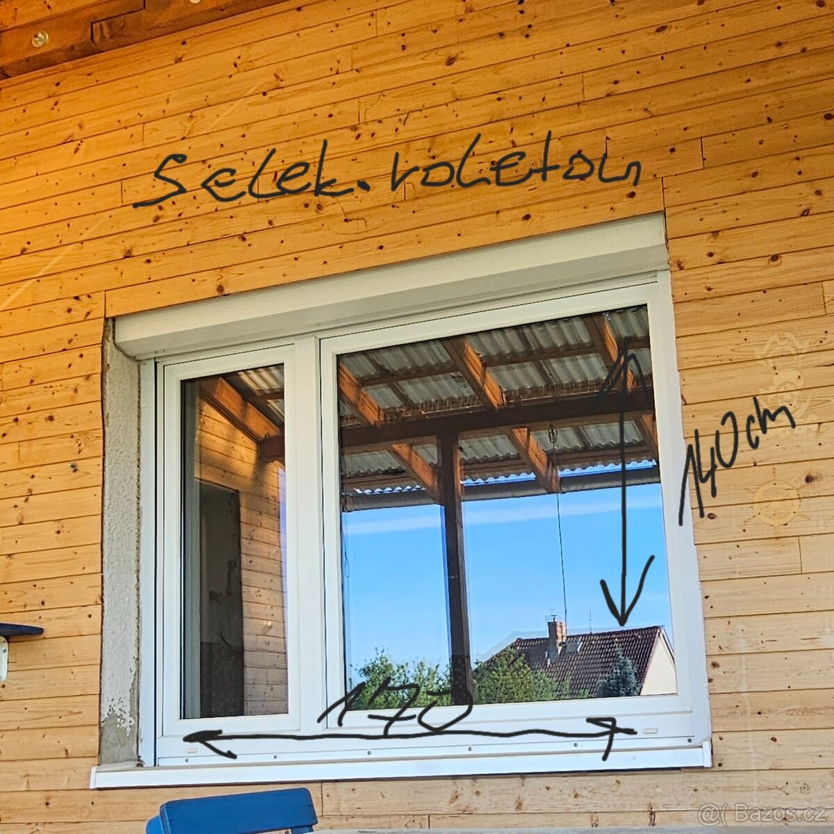Plastová okna a dveře bílé