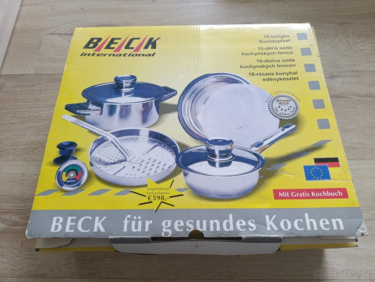 Beck kuchyňská sada 10 dílů. Nepoužité nové