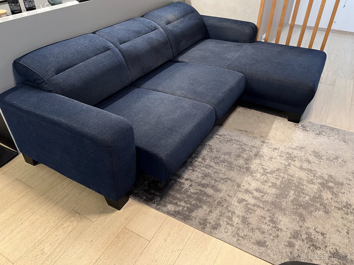 Luxusní sedací souprava Phase Lamia + křeslo s taburetem