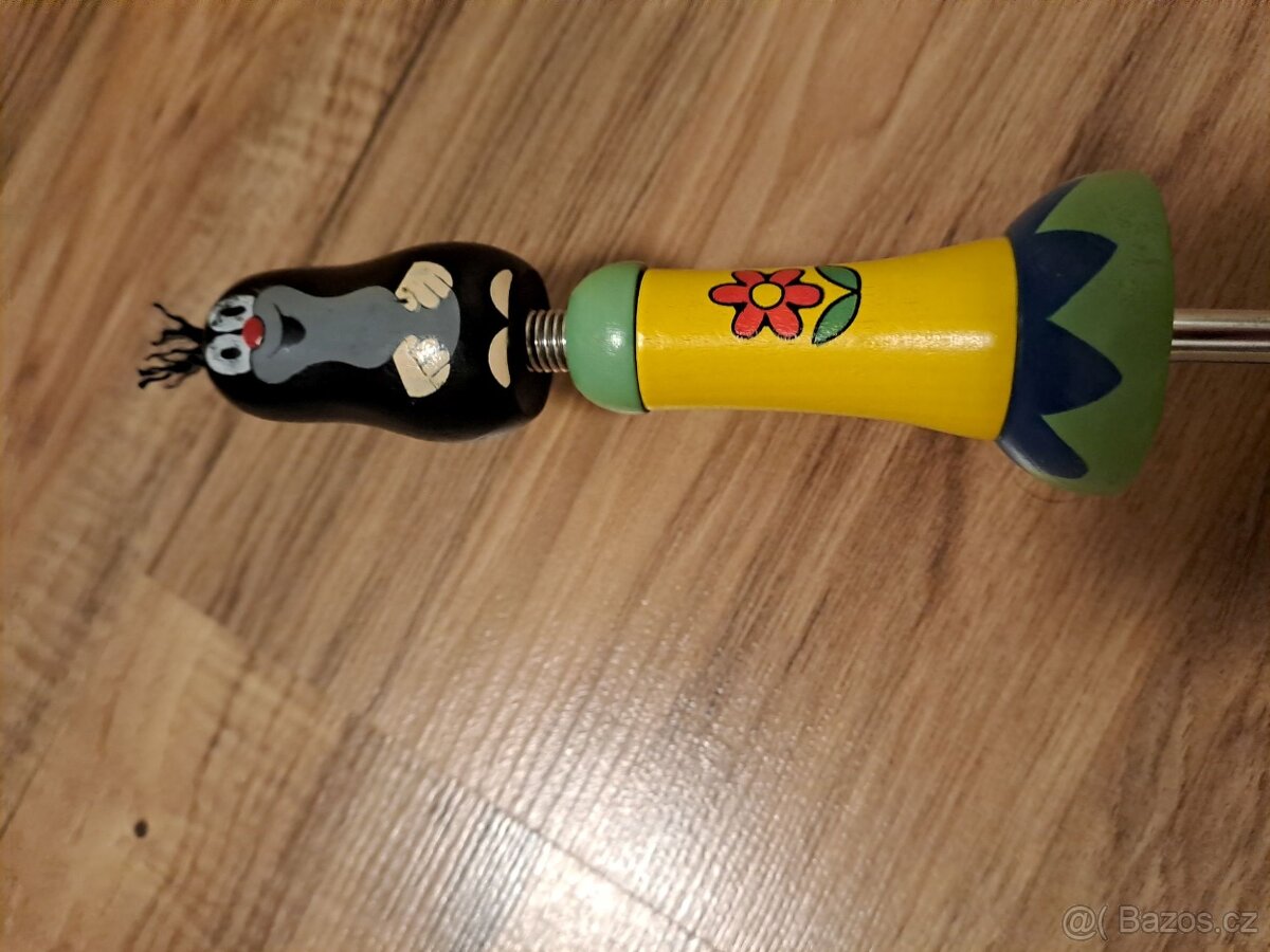 Dětský deštník s Krtečkem (obrázky i madlo)