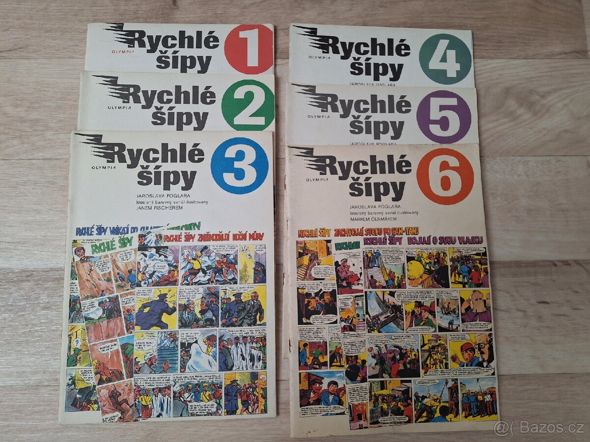 Rychlé šípy komix všech 6 dílů
