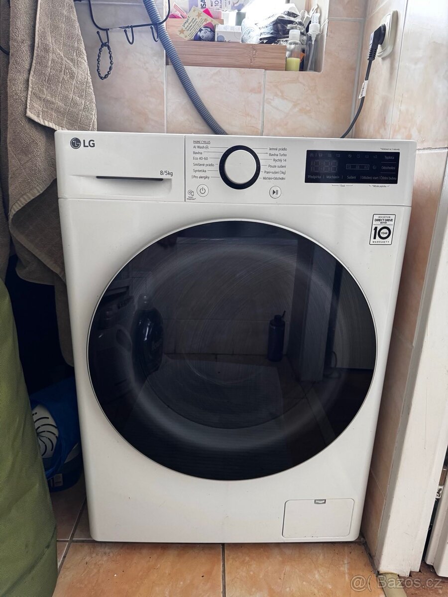 Pračka se sušičkou LG FCR5A85WS bílá