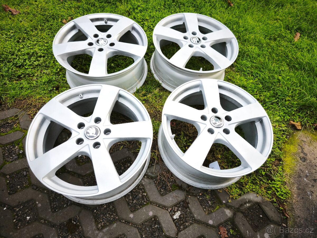 Alu disky 5x112 R17 Škoda Octavia 2,3, Superb, VW