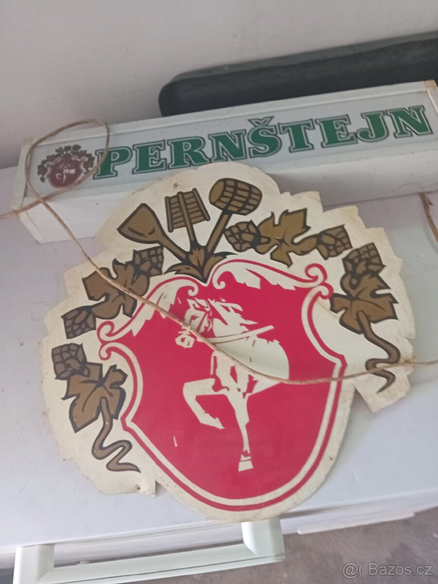 Pardubický pivovar reklamní věci