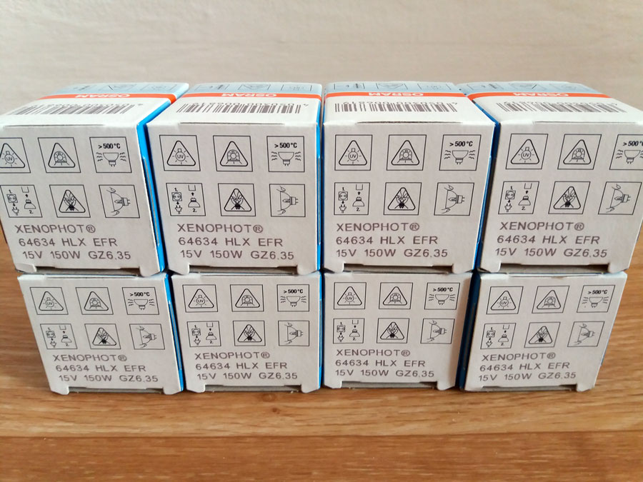 15V/150W EFR A1/232, GZ6,35 50mm, 50h, HLX64634 Osram