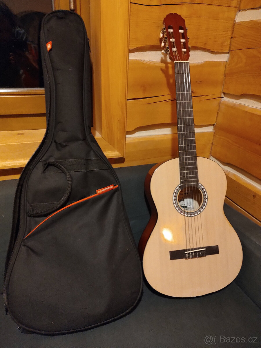 Pure Gewa Klasická kytara Basic Plus 3/4 - přírodní