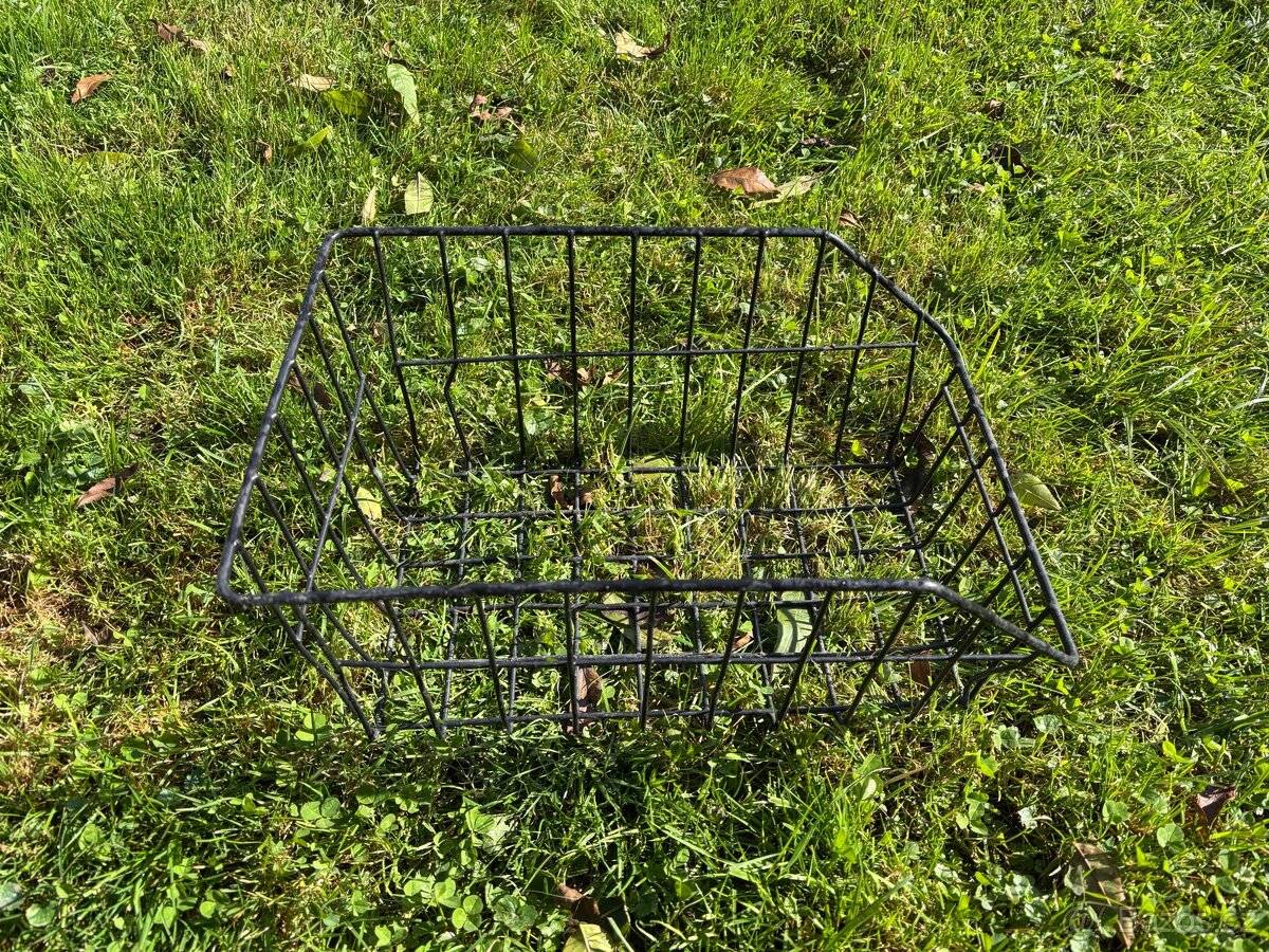 Košík na zadní nosič velký černý