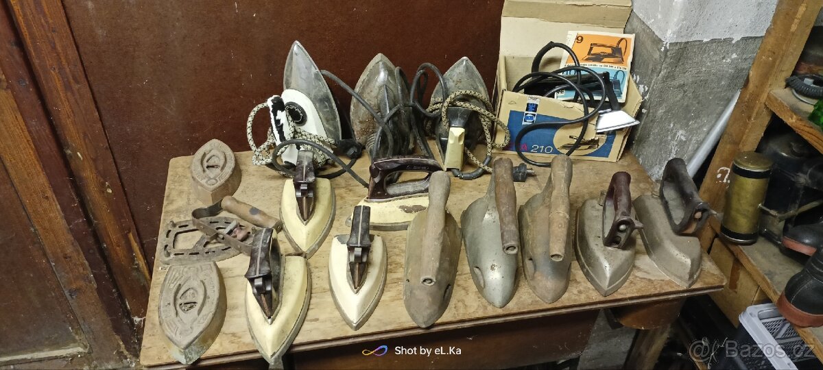 Žehličky - sbírka žehliček