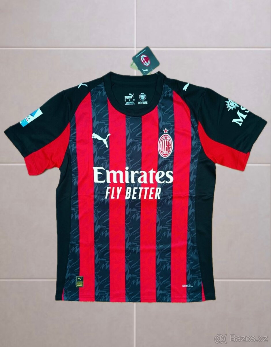 Fotbalový dres AC Milan domácí 25/26