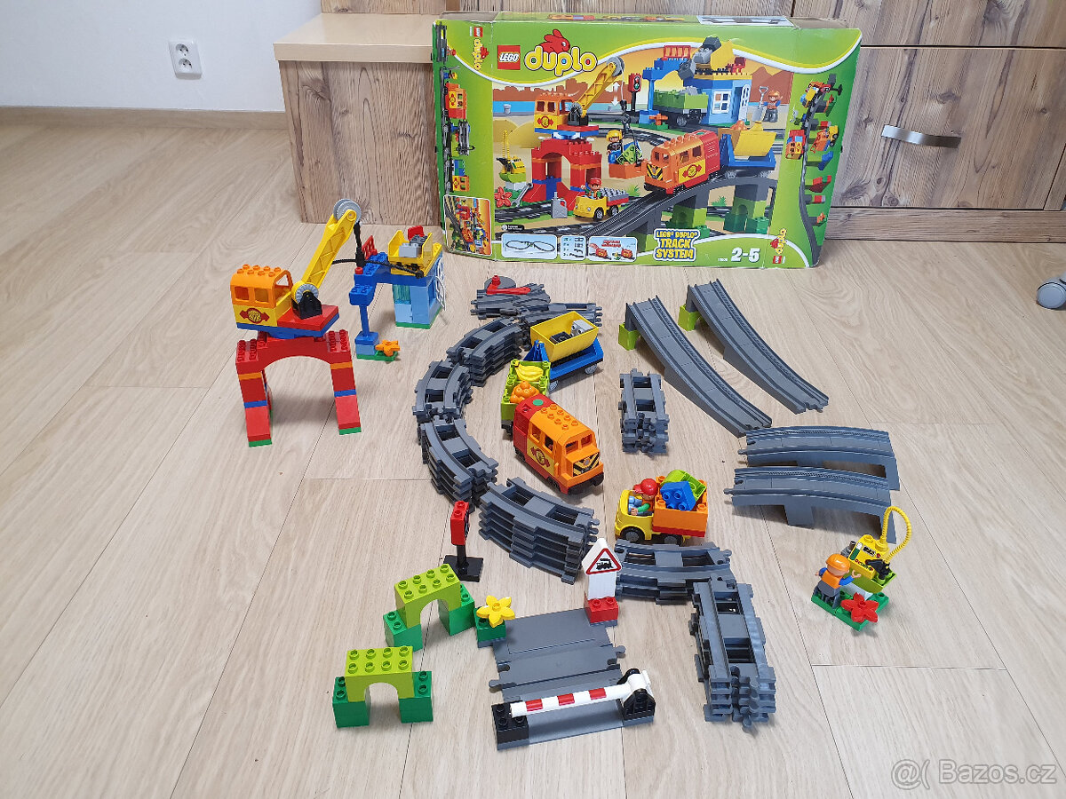 LEGO Duplo 10508 Vláček deluxe + rozšíření 10506
