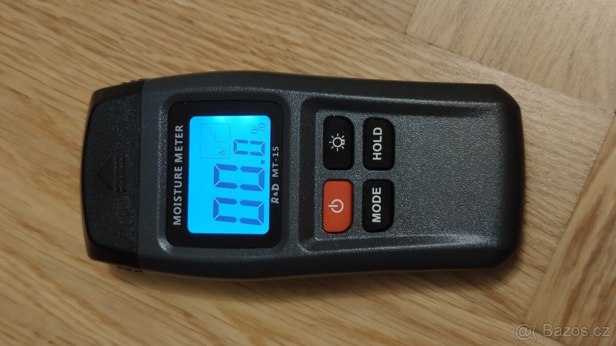 Měřič vlhkosti dřeva a materiálů R&D INSTRUMENTS MT-15