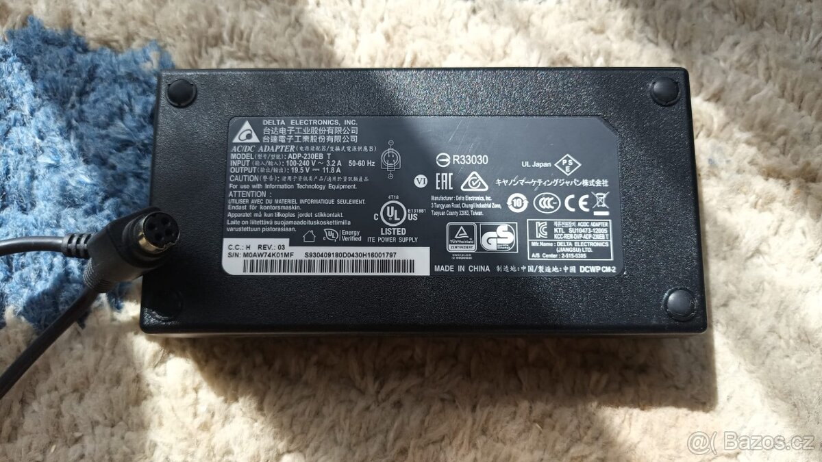 Zdroj adaptér AC/DC pro Eurocom, Clevo, MSI -4pin-11,8A