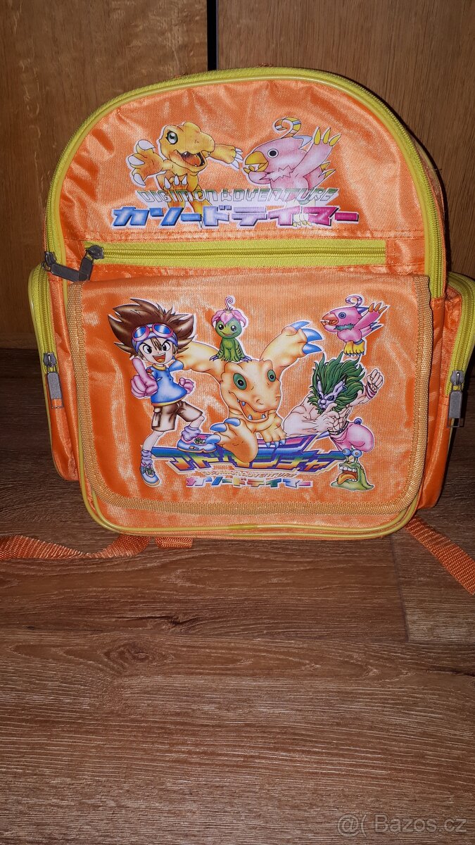 Batoh Digimon Adventure / školní batoh pro 1.třídu.