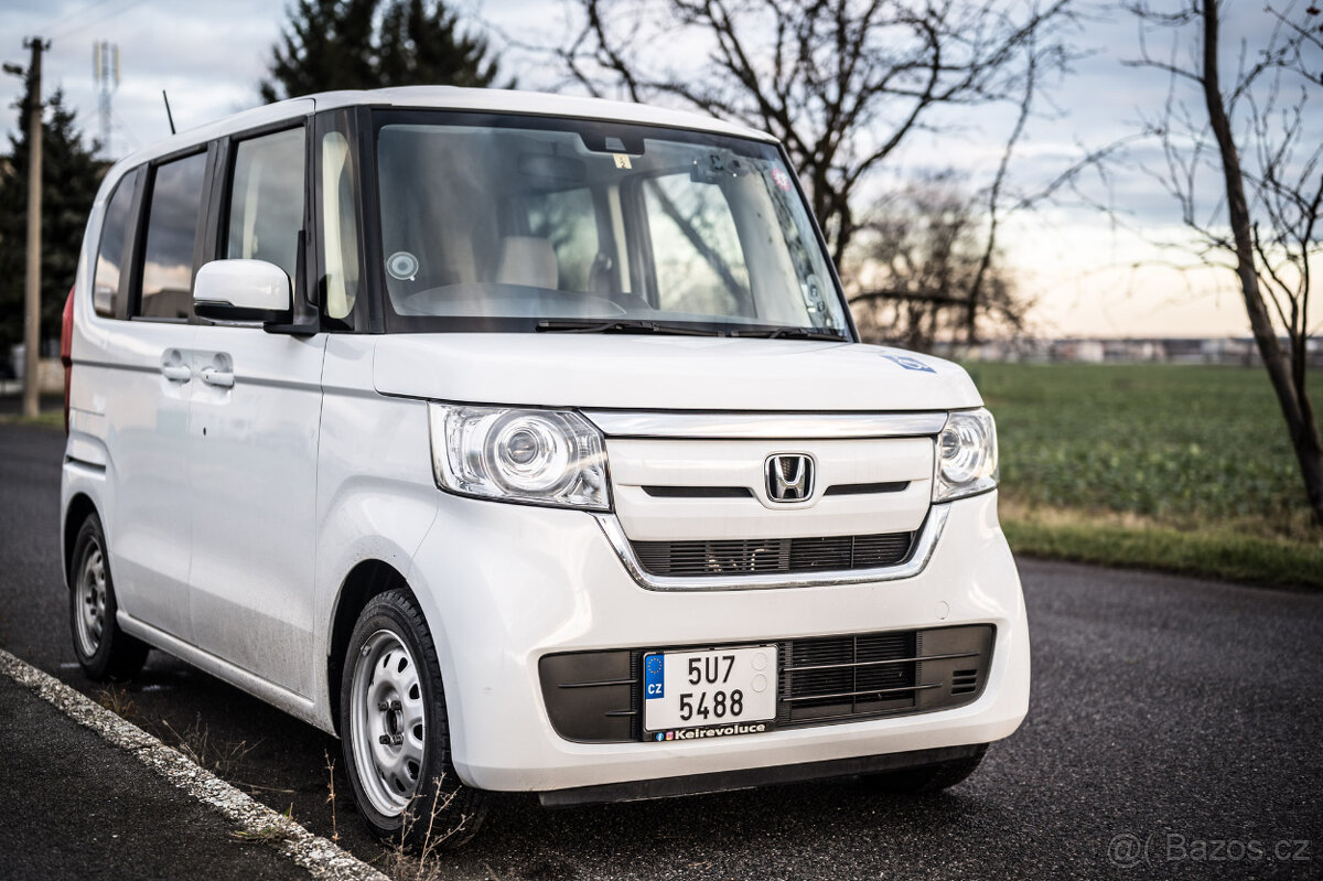 PRODÁNO Honda N BOX 2019 (Jazz), 39t km, přeprava invalidn..