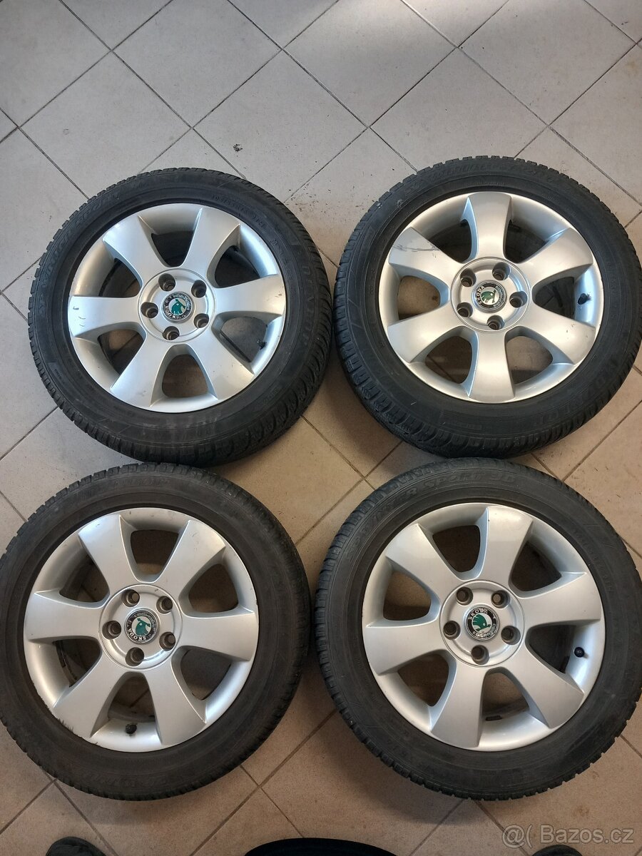 Originál ALU disky Škoda 16"