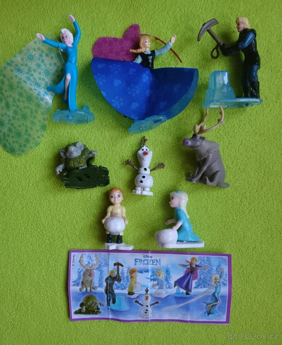 Kinder figurky - sada Ledové království vč. BPZ