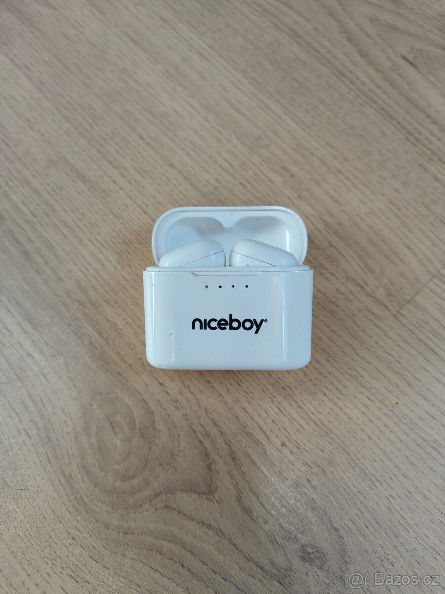 NiceBoy bezdrátová sluchátka