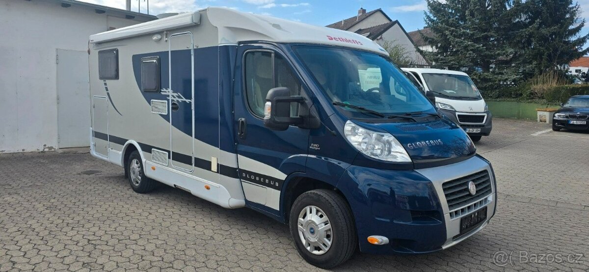 Obytné auto Dethleffs Globebus 2.3JTD,solár,satelit,garáž