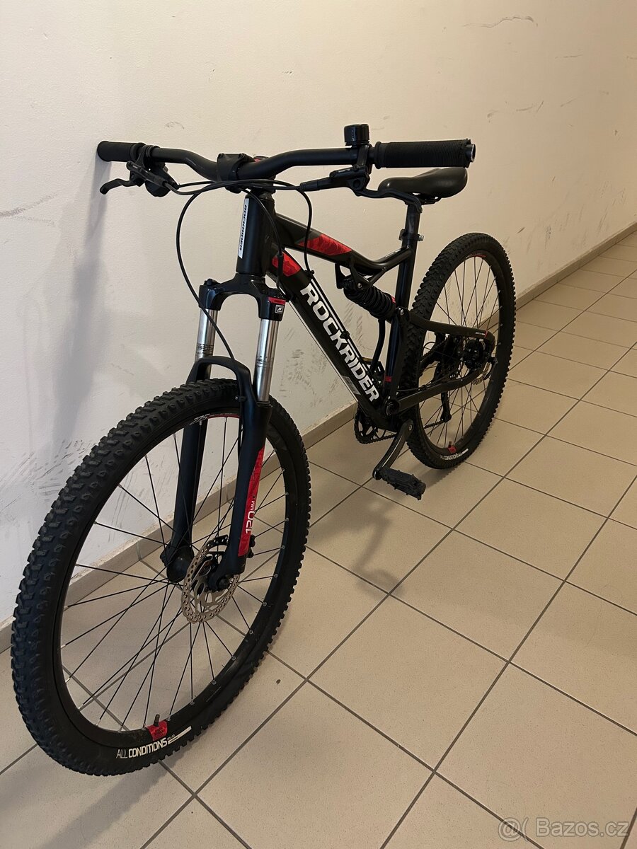 Horské kolo Rockrider – celoodpružené