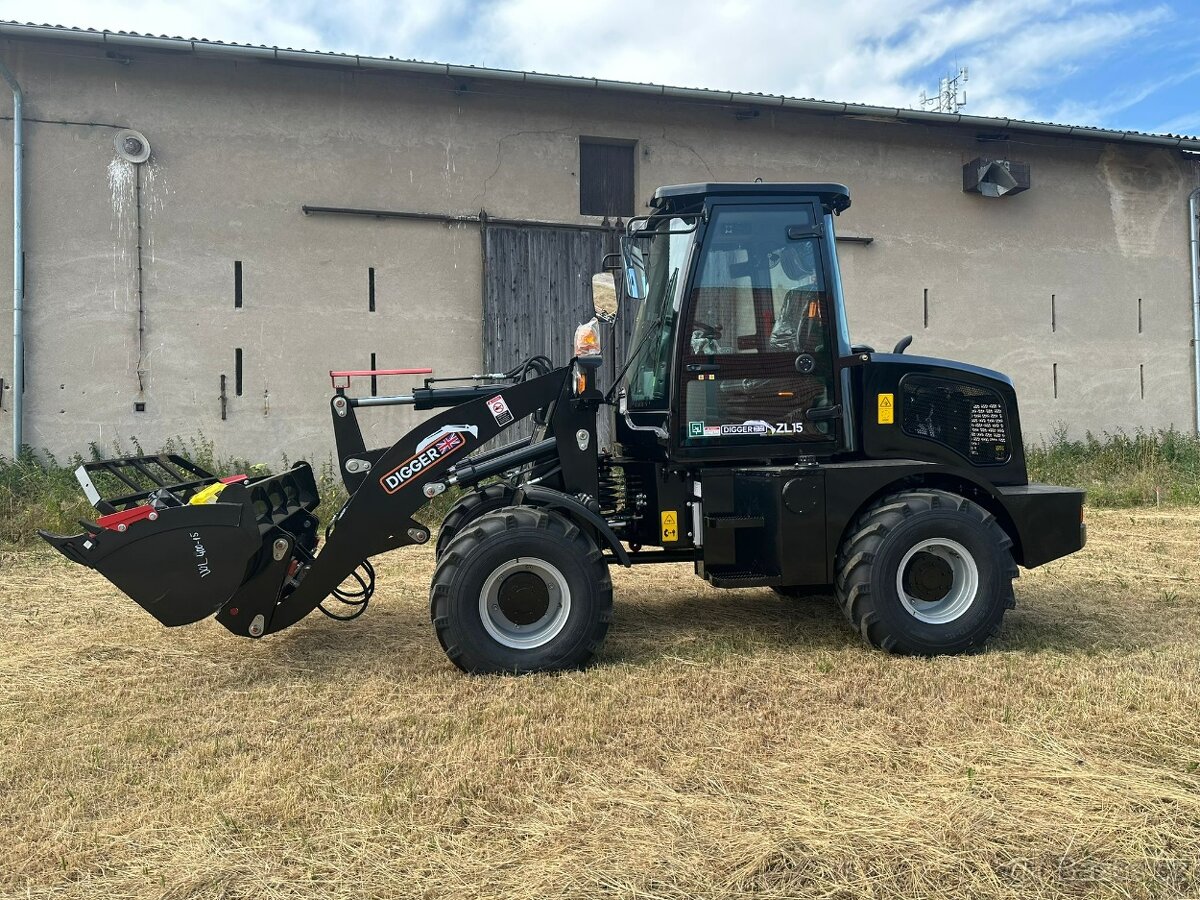 Kloubový kolový čelní kolový nakladač Digger WL400-15