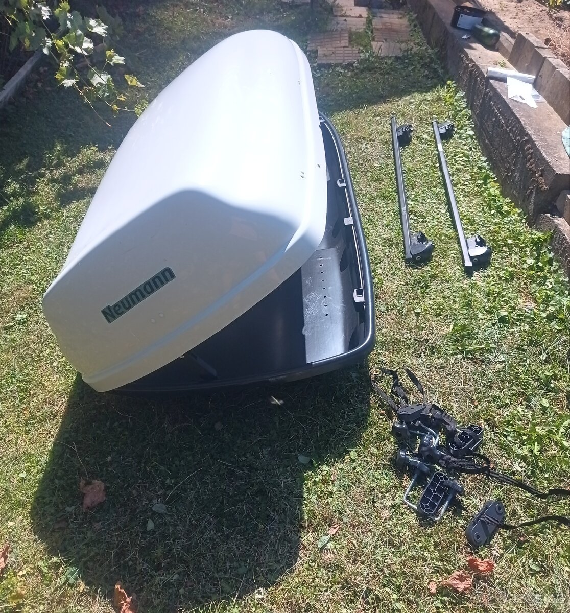 Střešní box 520 litrů + příčníky Neumann