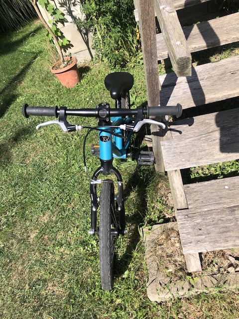 KUBIKES - dětské kolo 16L MTB tyrkys metalíza