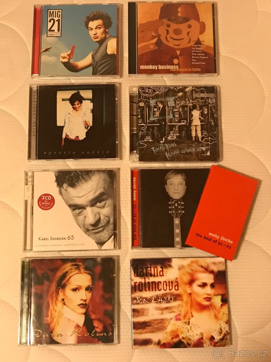 CD POP ROCK R&B soundtrack cizí i české