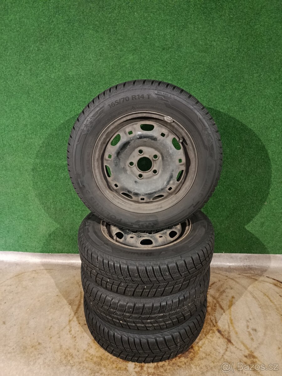 Plech zimni 5x100 165/70/14 fabia