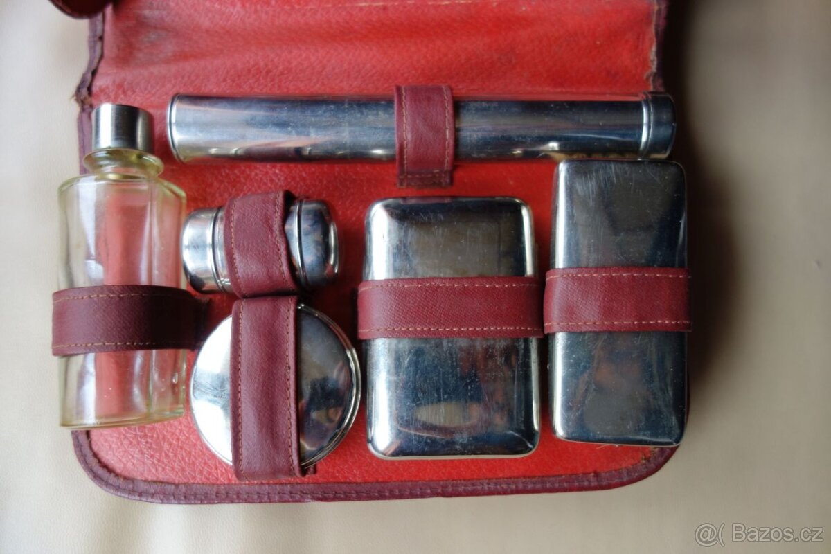 starožitné toaletní pouzdro - neceser