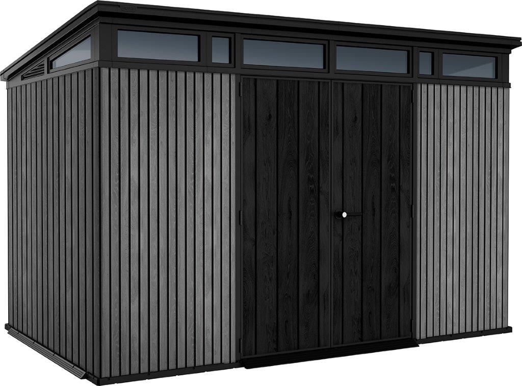 Nový zahradní domek KETER Venetian grey 11x7 varianta