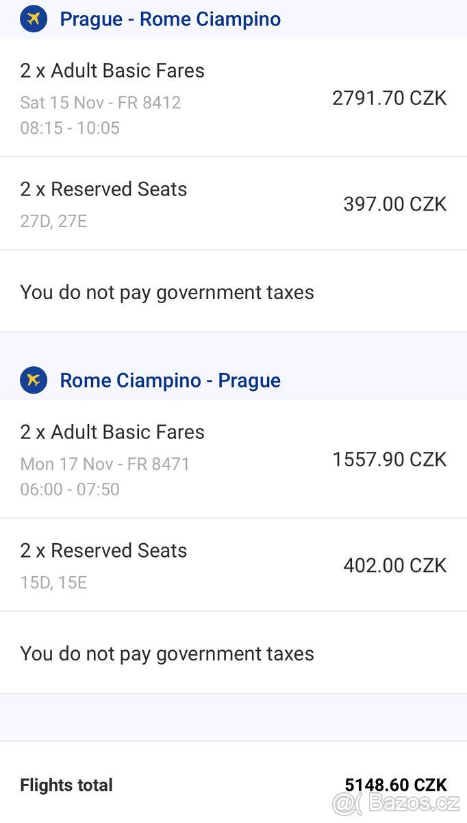 Romantický prodloužený víkend do Říma (15.-17.11.2025)