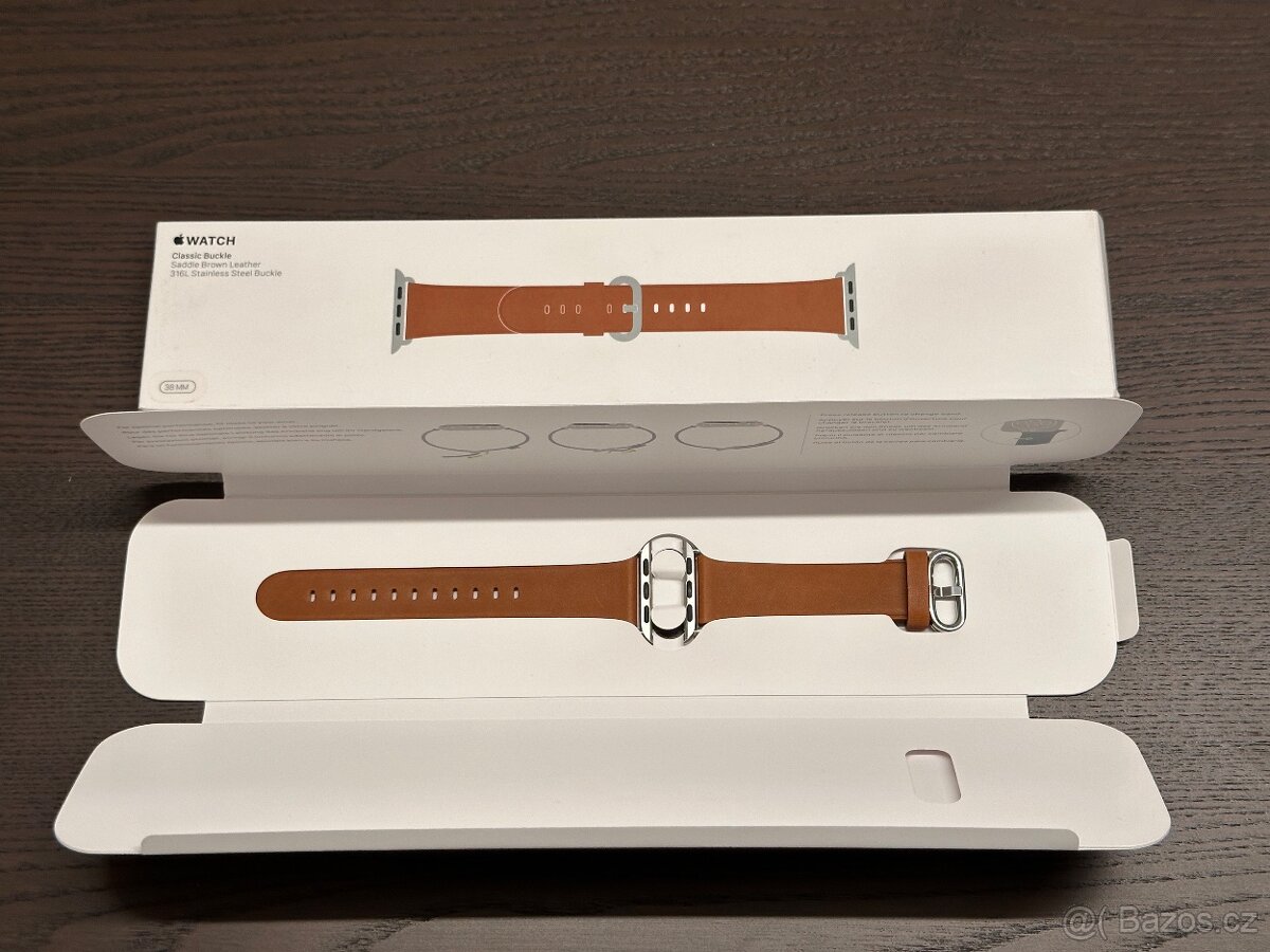 Apple Watch kožený řemínek Classic Buckle 40mm