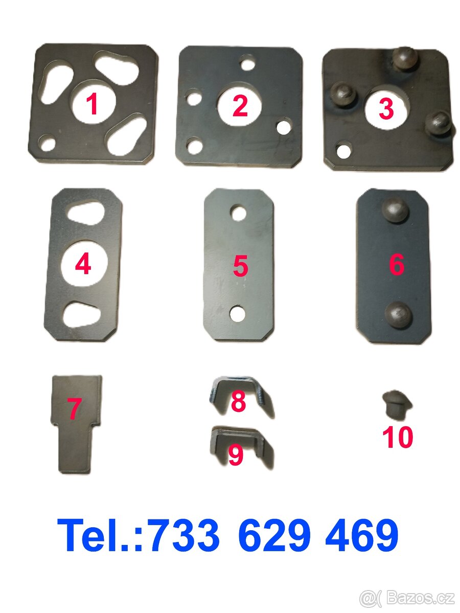 Haki díly zašlu zasilkonou