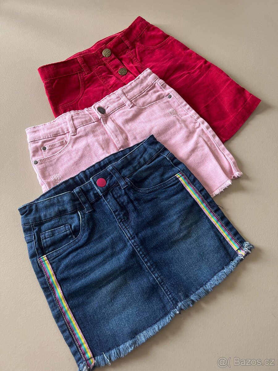 Minisukně vel. 134
