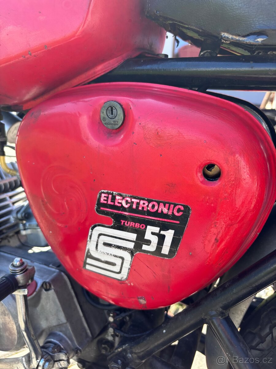 Bočnice a nádrž Simson S51 ORIGINÁL