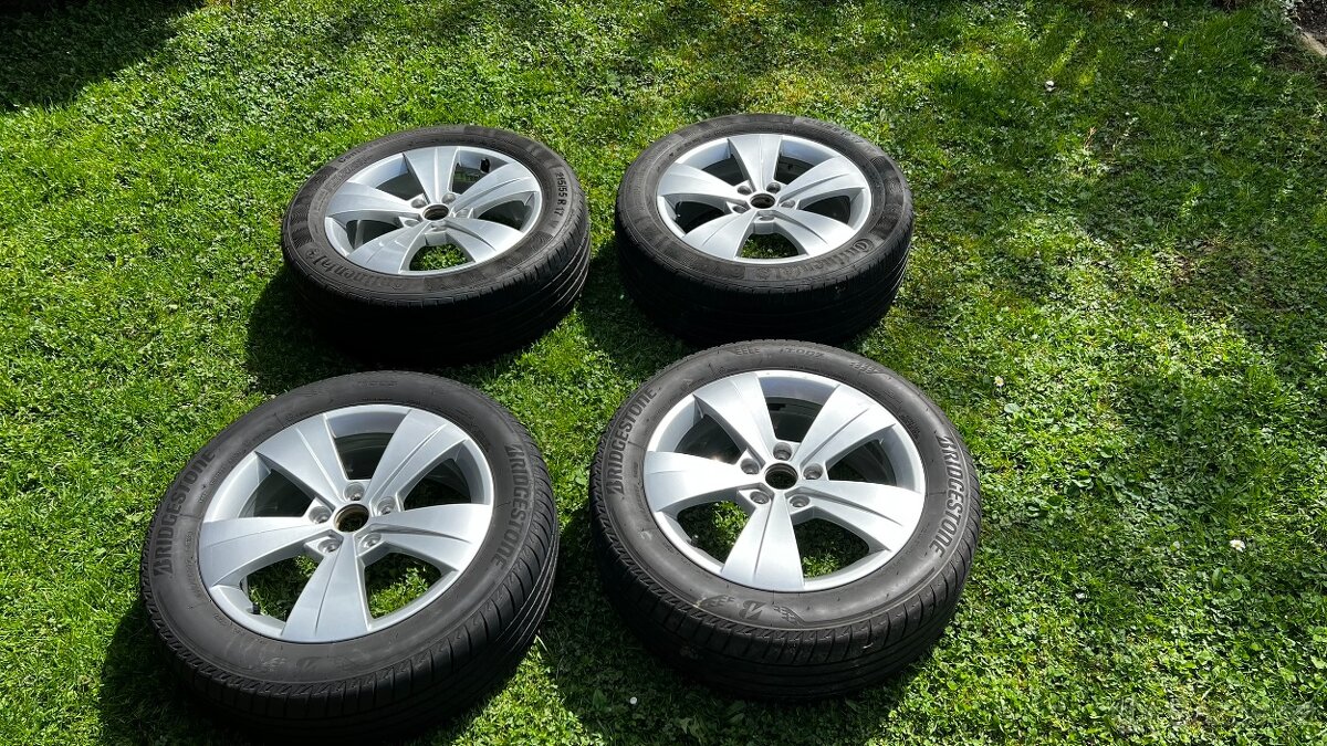 ❗Kompletní letní kola Škoda Triton 17" – 215/55 R17❗