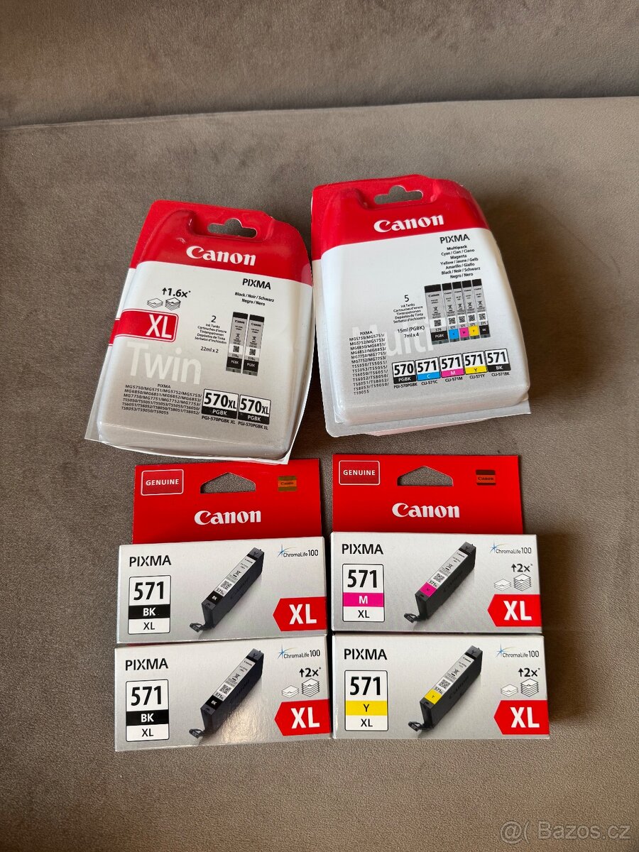 Nové náplně do tiskárny Canon MG