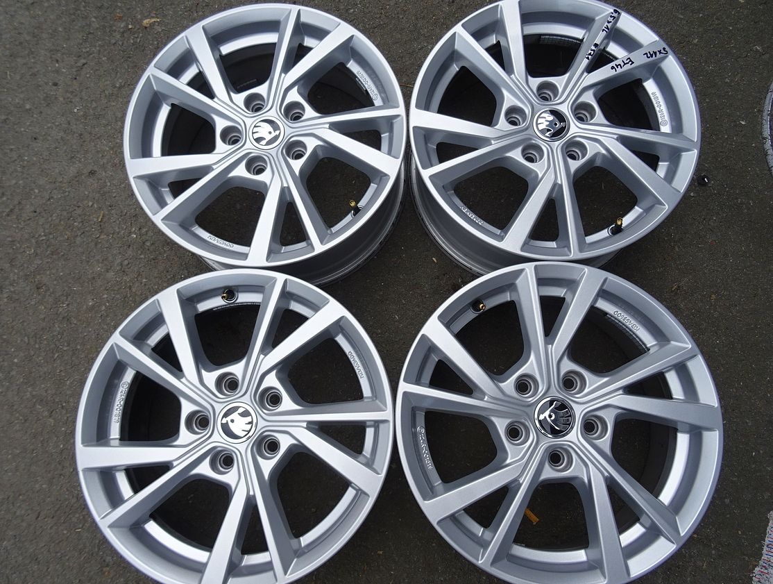 Alu disky na Škoda 16", 5x112, ET 46, šířka 6,5J