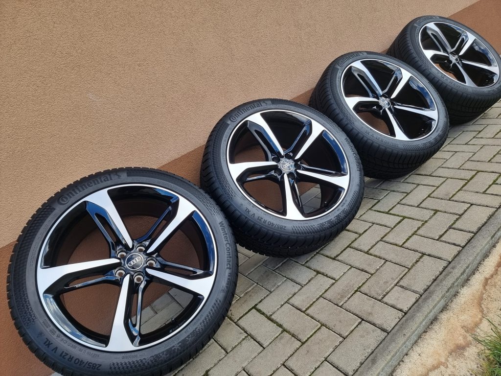 21″ 5×112 AUDI Q7 / SQ7 + 285/40R21 CONTINENTAL letné nové