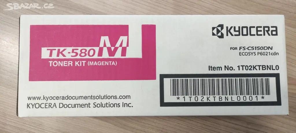 Toner - originál TK-580 M (magenta) Kyocera