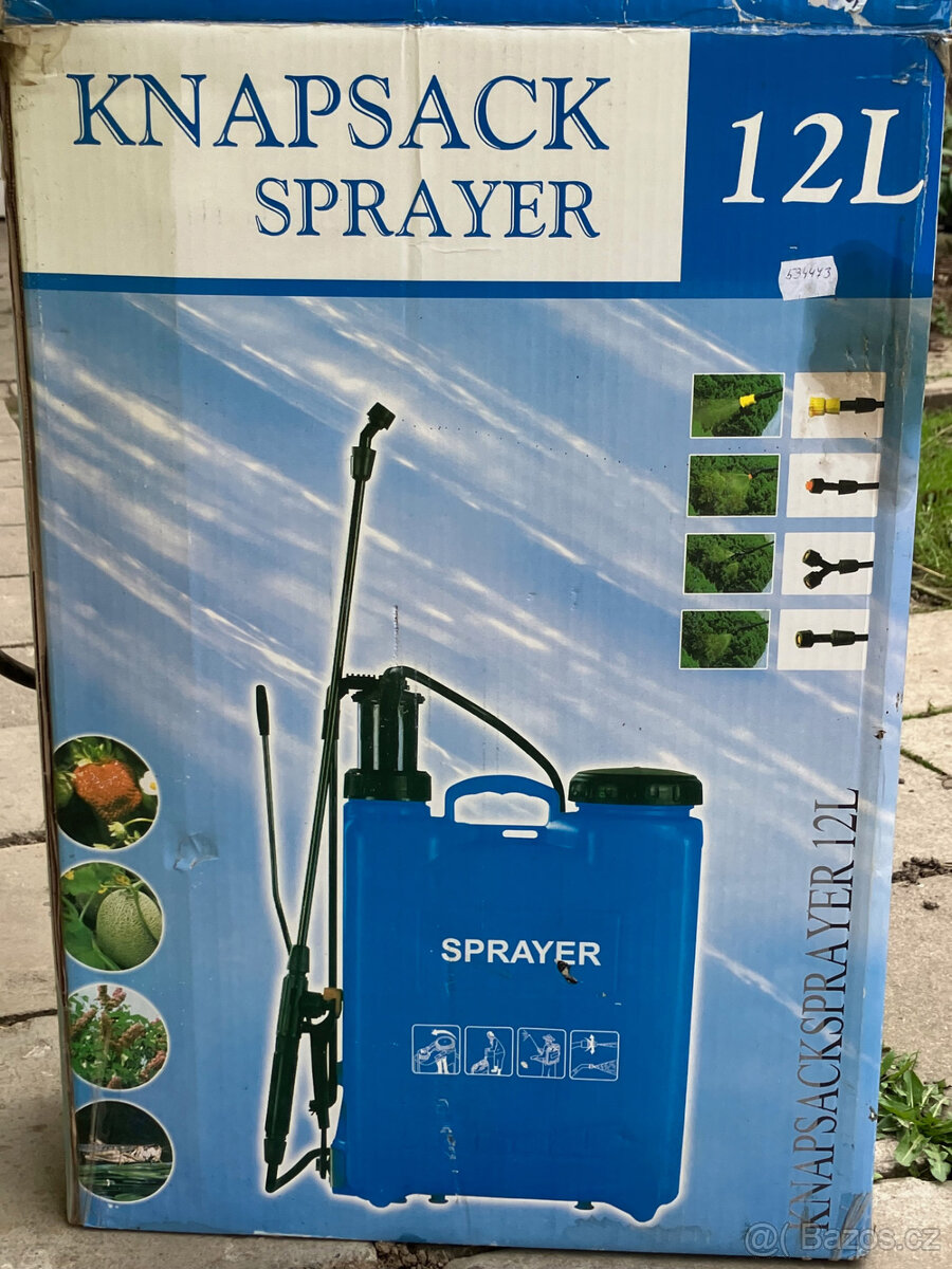 Zádový ruční postřikovač Knapsack 12 l