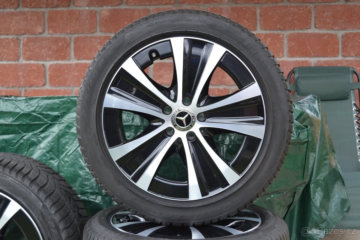 5x112 R18 Zimní sada Originál Mercedes E-class dvourozměrná