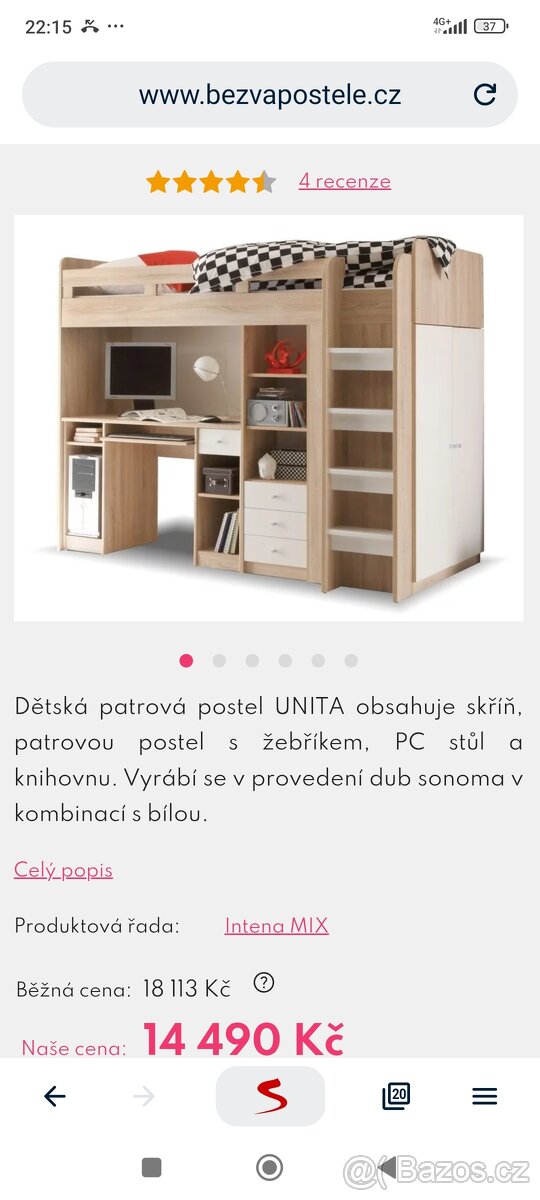 Dětská postel
