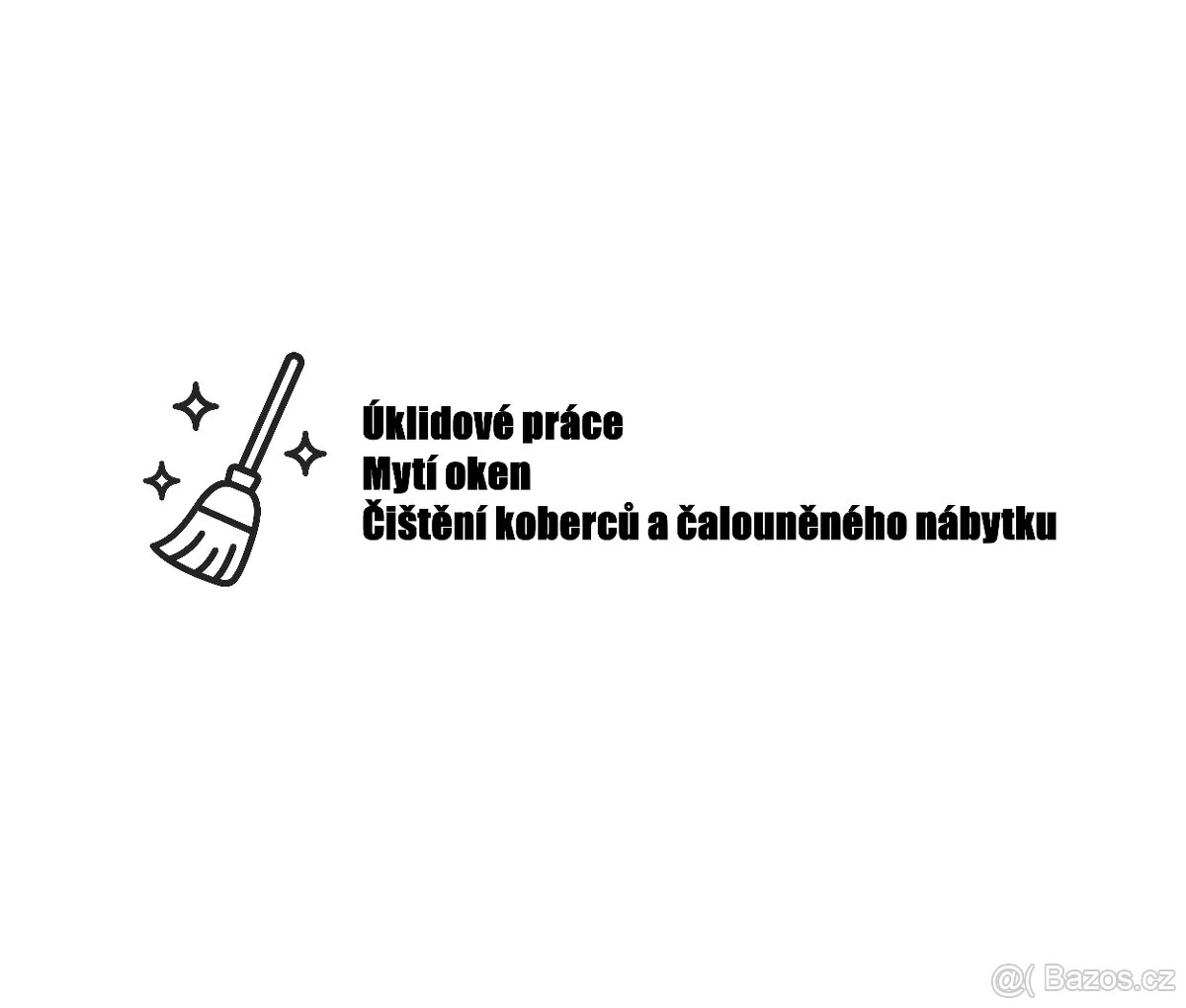 Úklidové práce, mytí skleněných ploch, hloubkové čištění