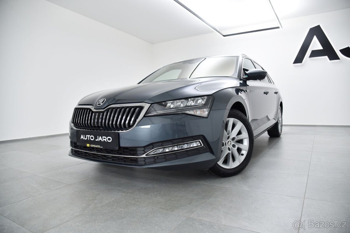 Superb Combi 2.0 TDI Style DSG, LED, Kamera, Vyhr.čelné sklo