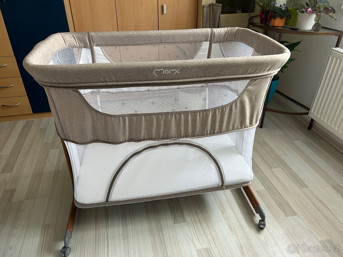 MOMI Postýlka Smart Bed 4v1 Béžová
