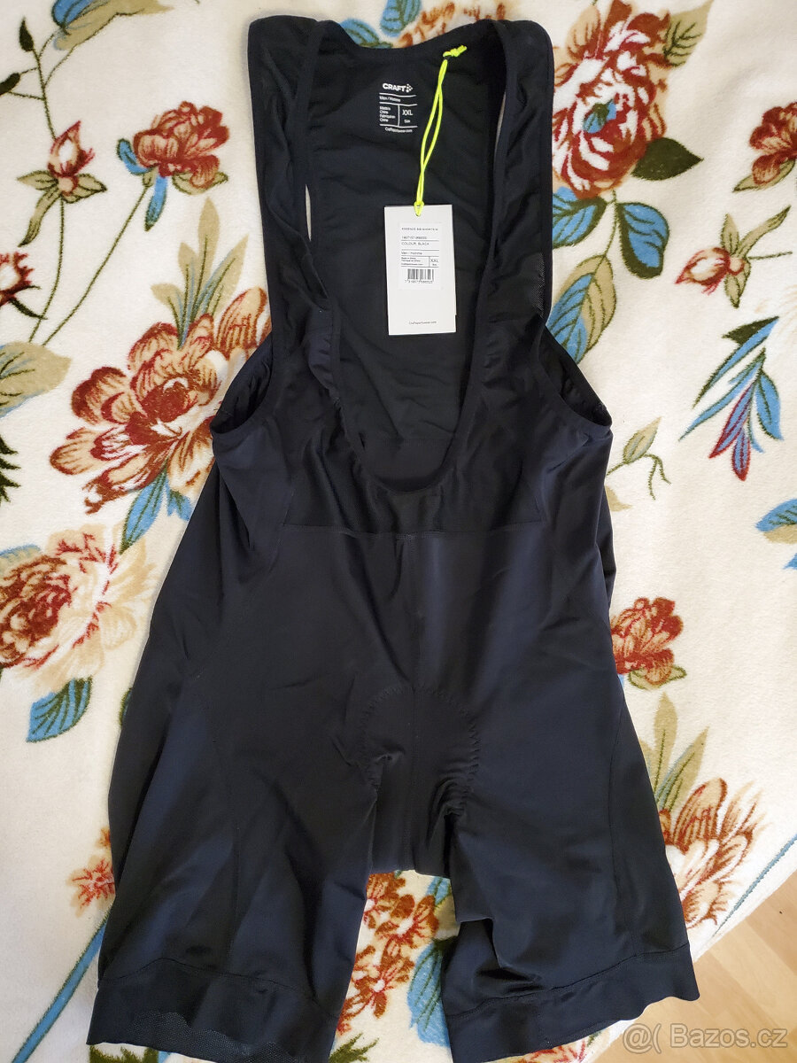 Cyklokraťasy Craft Essence Bib XXL s vložkou Infinity C3