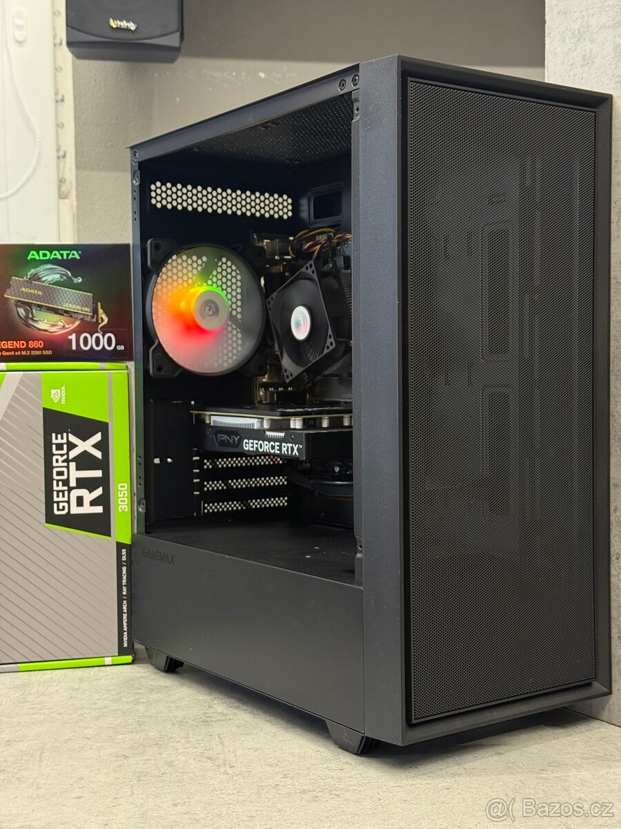 Herní PC I5-9600K / 16GB / RTX3050 / 1TB nvme